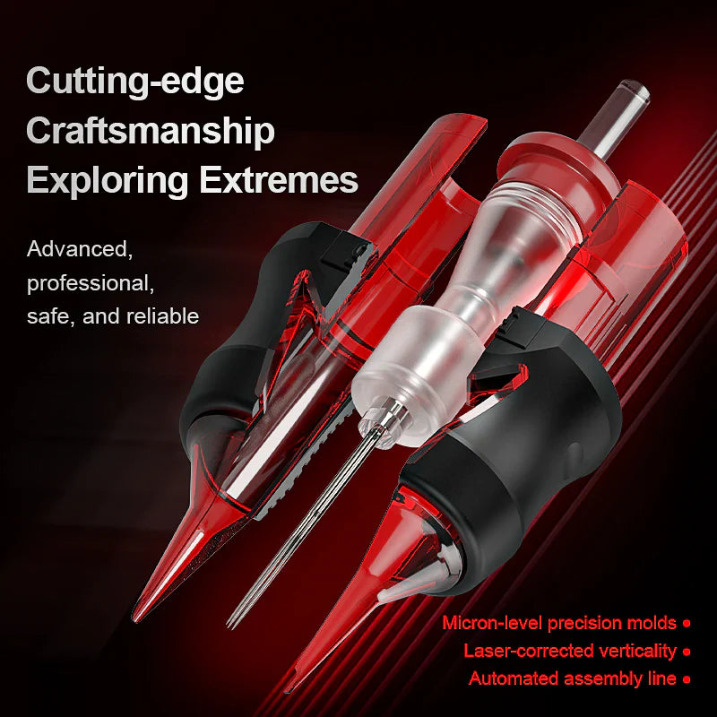 OG Red Arrow Magnum (M) Tattoo Needle Cartridges 20pcs