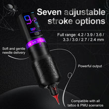 OG Black Widow Adjustable Stroke Wireless Tattoo Pen