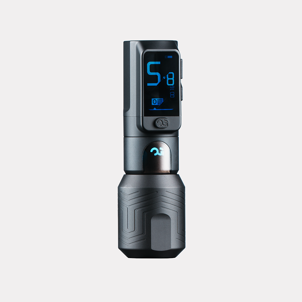 PIONEER-FURY Ⅱ Wireless Tattoo Machine Pen – 4.2mm Stroke Rotary Pen with Coreless Motor and Rechargeable 1800mAh Battery for Tattoo Professionals
