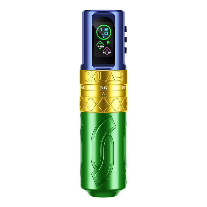 DKLAB MIZAR Wireless Rotary Tattoo Pen – 2.7–4.5mm Adjustable Stroke, Japanese Coreless Motor, Professional Tattoo Machine