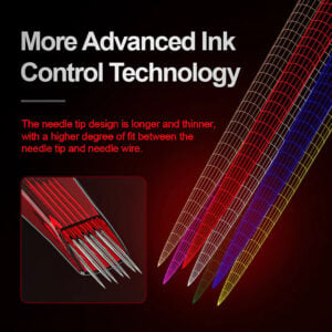 OG Red Arrow Round Shader (RS) Tattoo Needle Cartridges 20pcs - Image 4